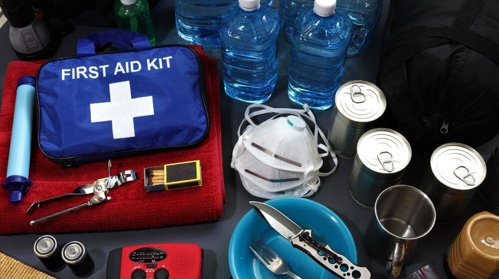 Disaster management includes preparing a disaster kit Storm safety kit Featured SS