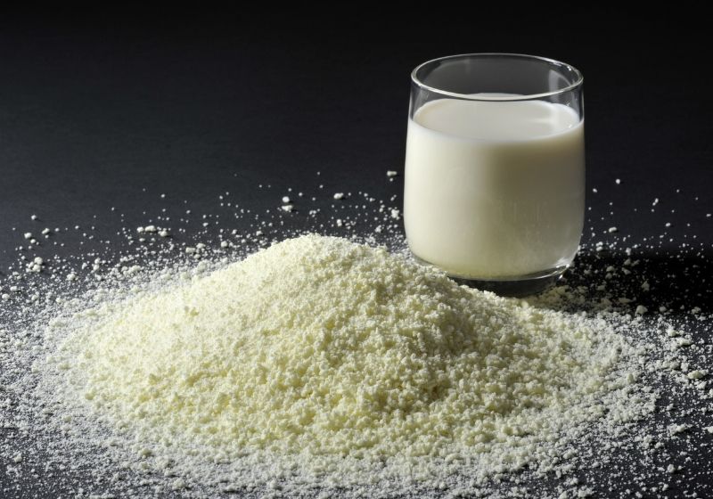 Milk powder with glass of milk Foods to stock up on SS