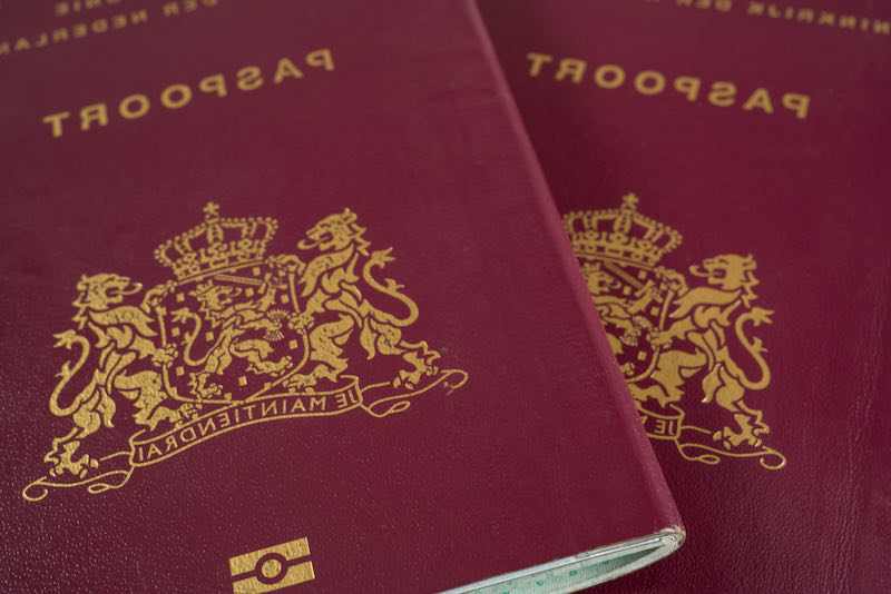 Two Dutch Passports close up | emergency bag checklist