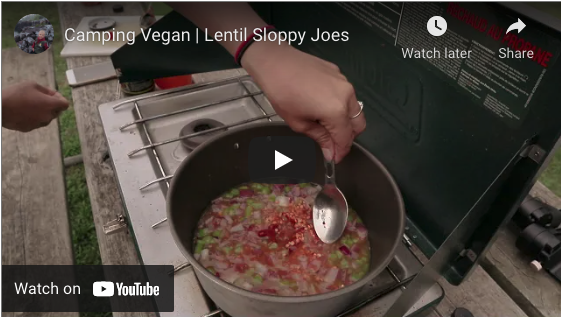Camping Vegan | Lentil Sloppy Joes
