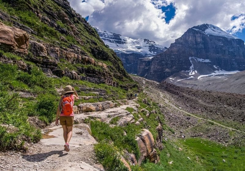 Person walking on mountain Best hikes in the U.S. PX