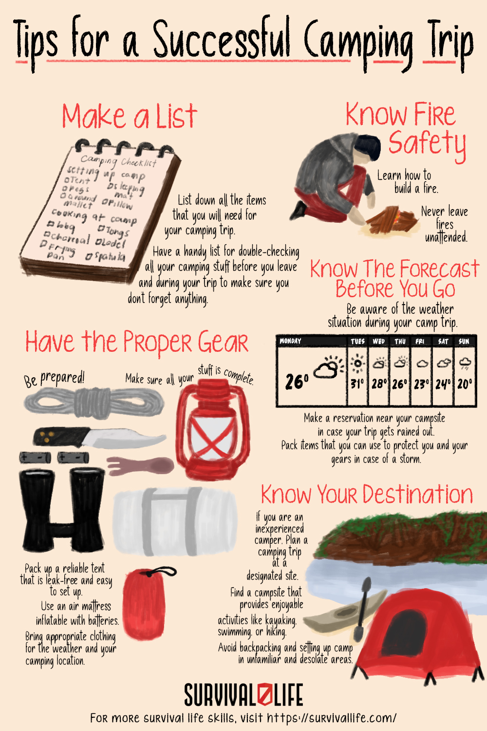 Tips for A Successful Camping Trip | Infographics