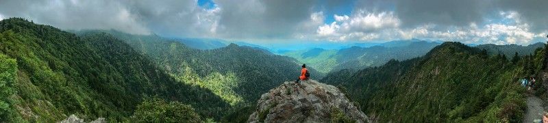 Views from hikes in Great Smokey National Park-best hiking trails