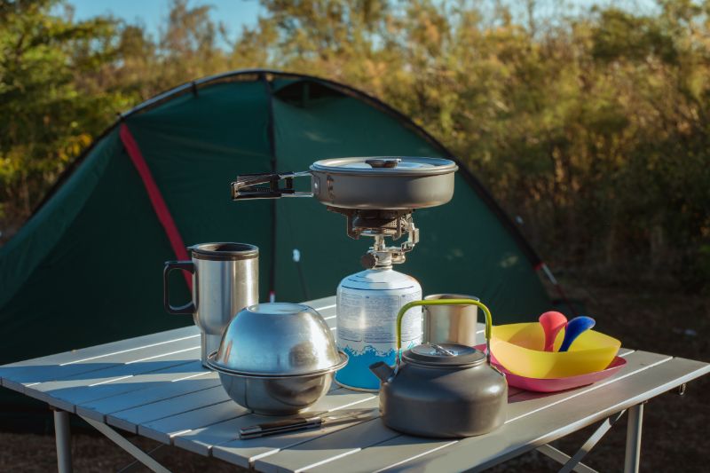 Check out Best Camping Table Ideas 2021 at https://survivallife.com/camping-table/