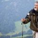 Active senior hiking in high mountains | 5 Important Hiking Safety Tips For Active Seniors | featured