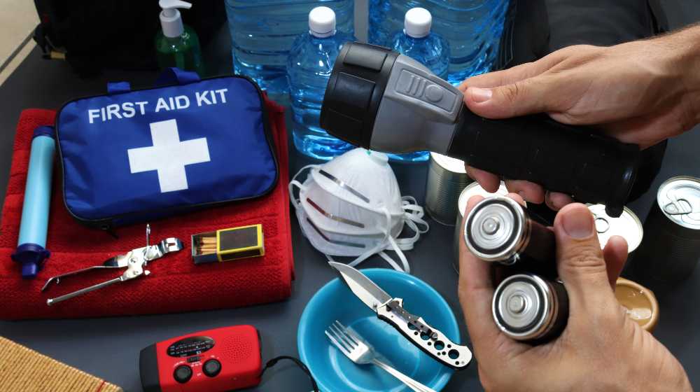 Disaster management includes preparing a disaster kit that can be contained in a go bag-Disaster Survival Kits | featured