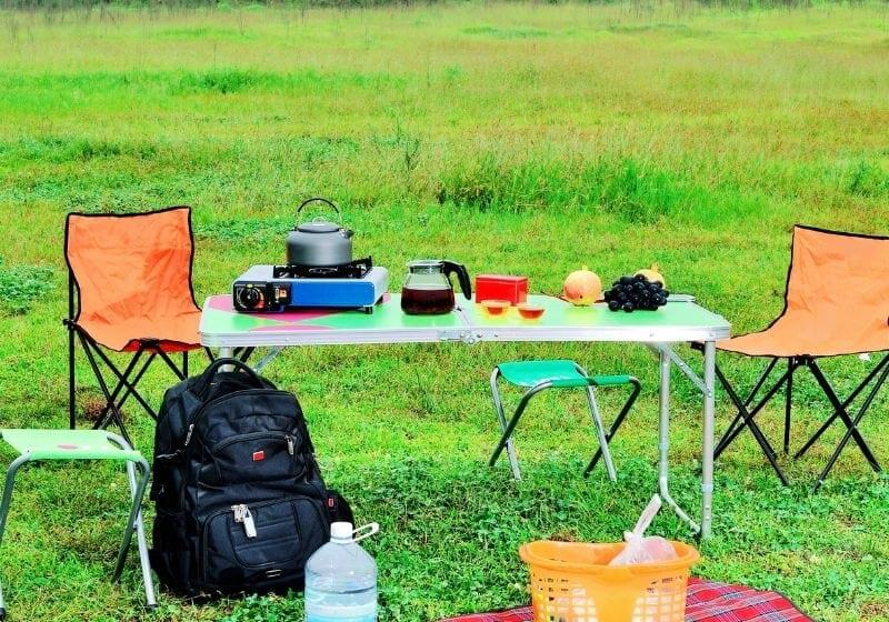 Outdoor-Freizeitprodukte, Gasherd, tragbarer Klapptisch |  Picknicktisch-Set |  Top Picknicktisch-Kits auf Amazon 2021