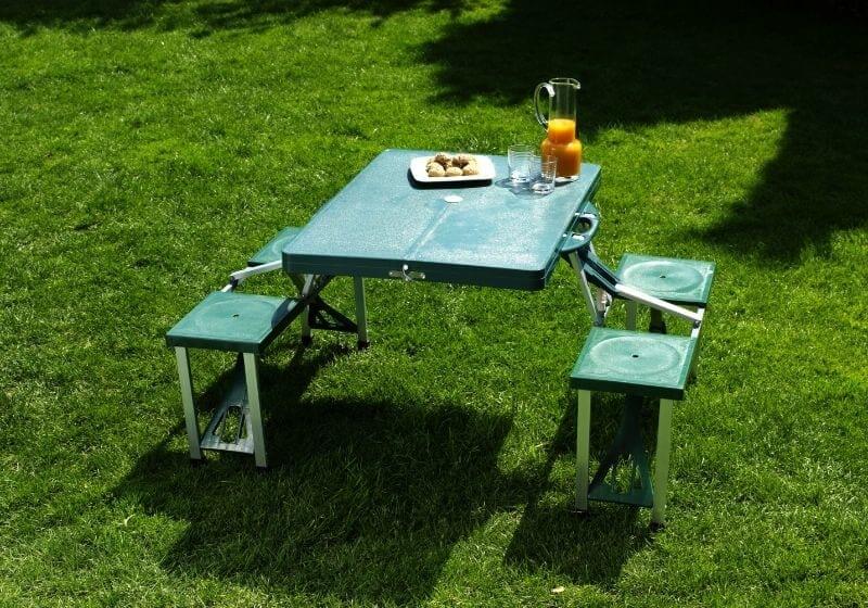 Tragbarer klappbarer Picknicktisch und Stühle|  Picknicktisch-Set |  Top Picknicktisch-Kits auf Amazon 2021