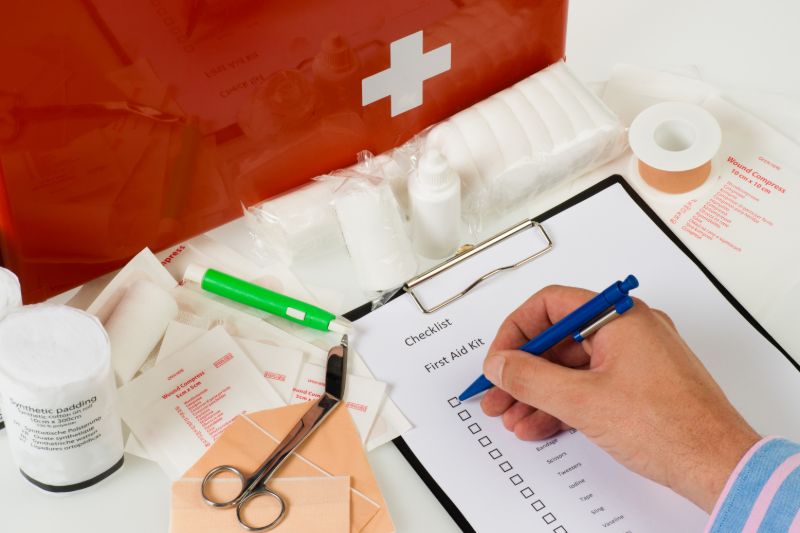 Checking content first aid kit | Emergency essentials