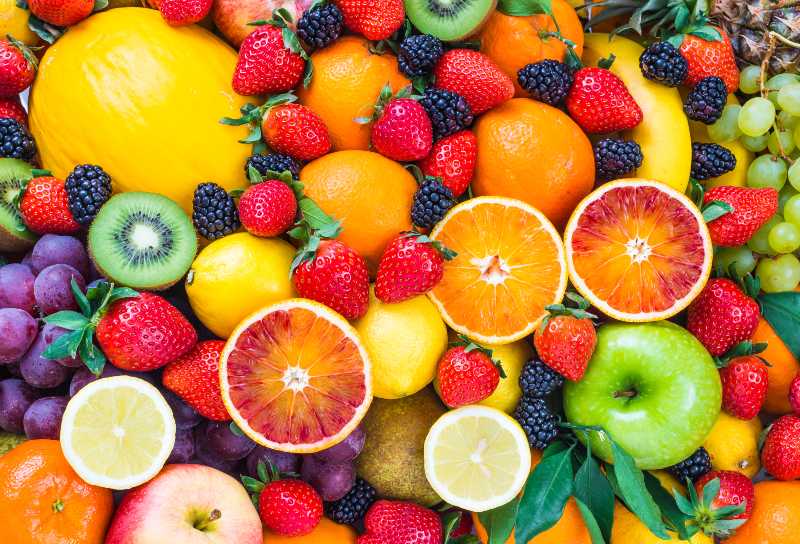 Fresh fruits.Assorted fruits colorful background-How to Make Mead
