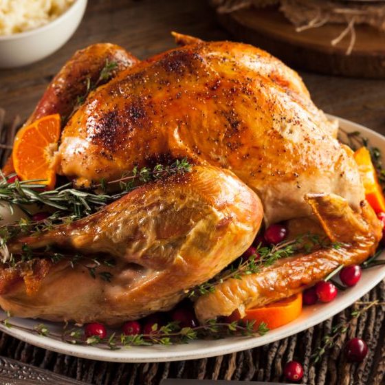 Homemade roasted Thanksgiving day turkey | Thanksgiving prep | Featured
