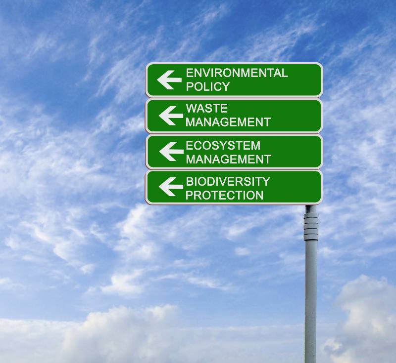 Road sign to environmental policy | Environmental Policy