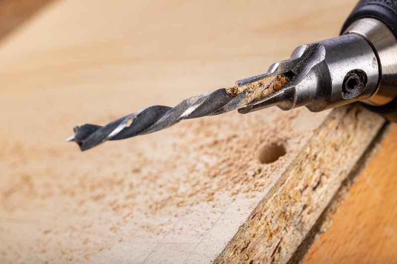 Confirmation screw used in connecting chipboard | Joining Wood with Dowels