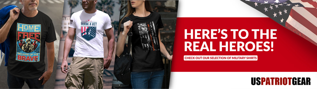 Here is to the Real Heroes shirt ad