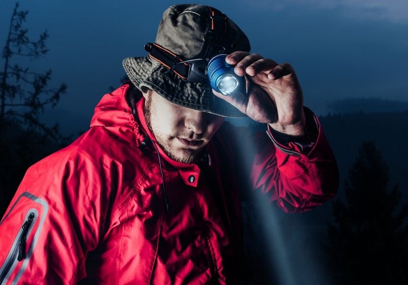 Photo of a male hiker in red jacket and panama | Homemade Wanderlust Gear List | XX Things You Should Have in Your Appalachian Trail Gear List