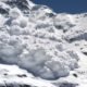 Avalanche rumbling down steep mountain slope | Avalanche airbag | Featured