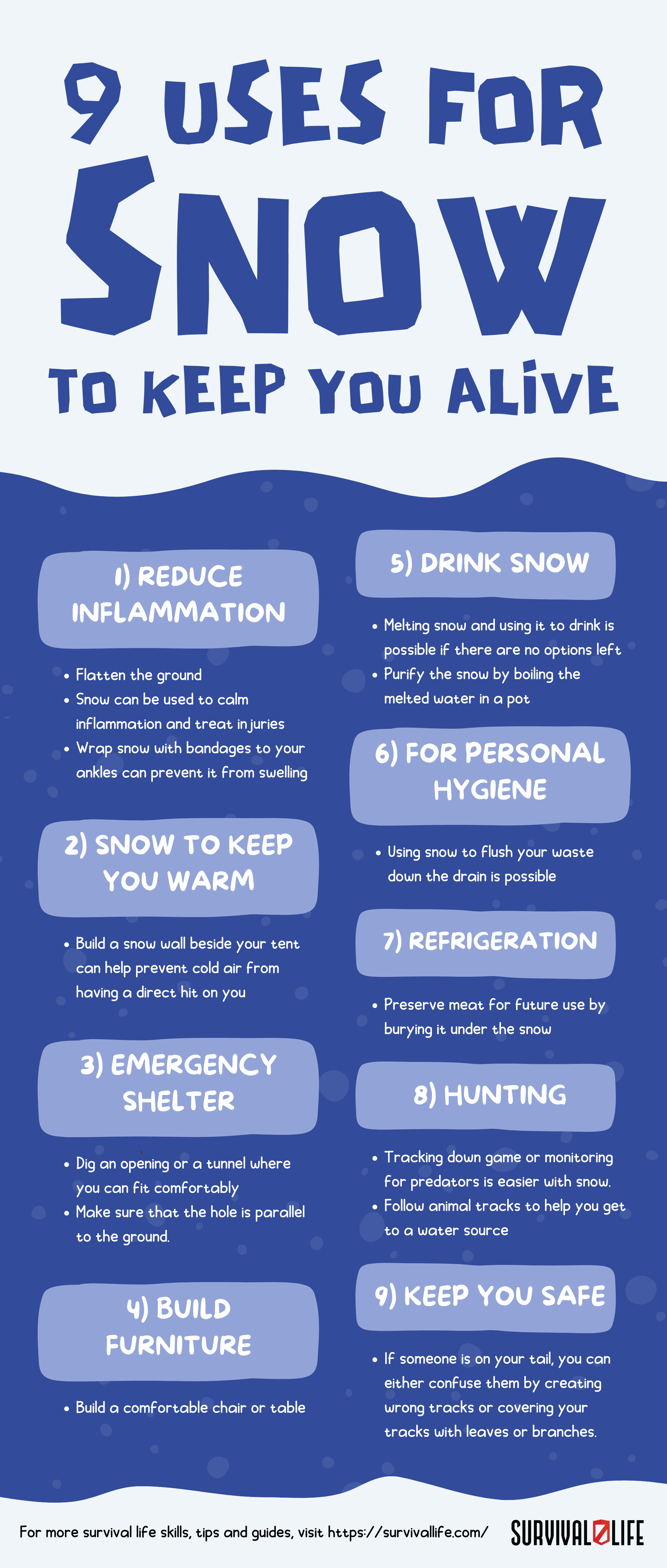 9 Uses for Snow to Keep You Alive | Winter Survival Hacks