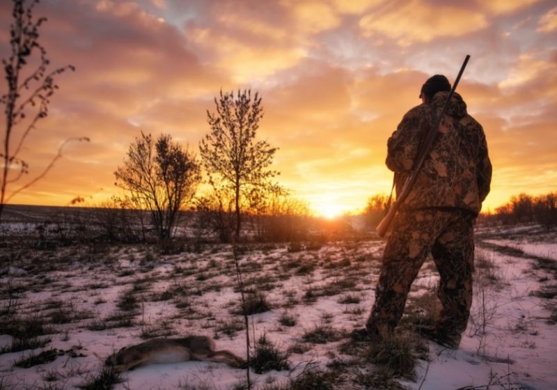 Winter hunting for hares at sunrise | Camping Near Valentine NE | Valentine Nebraska
