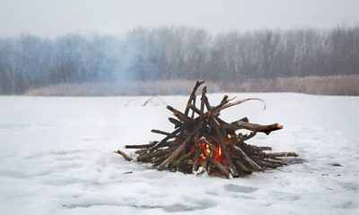 fire-falling-snow-on-frozen-lake Uses for Snow | FEATURED IMAGE
