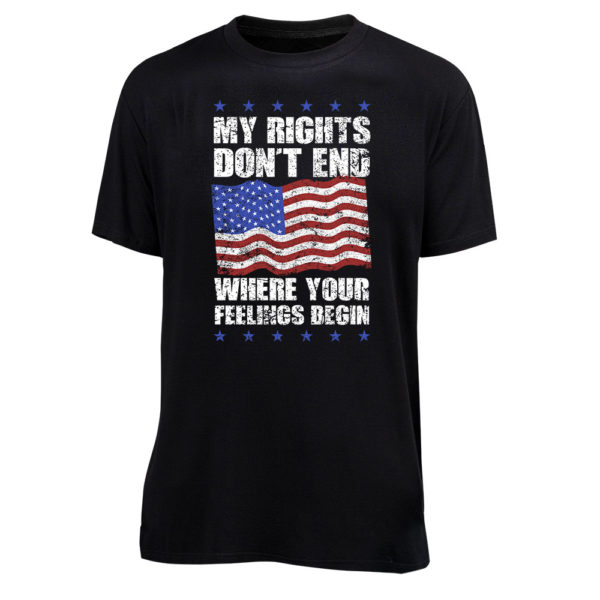 my rights dont end where your feelings begin flag tshirt featured image 1