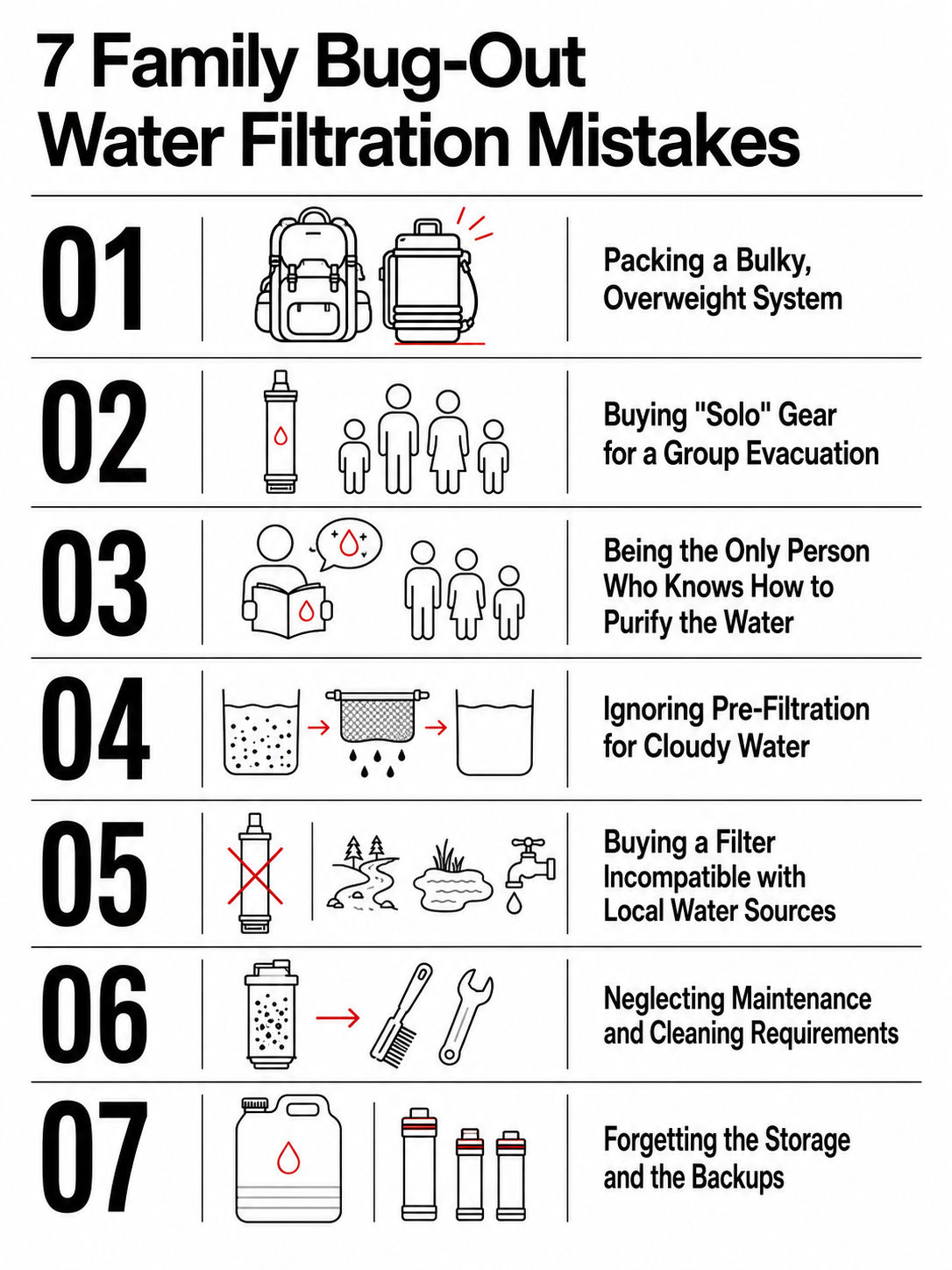 Bug Out Water Filtration and Purification: Essential Preparedness Tool bugout water filter mistakes