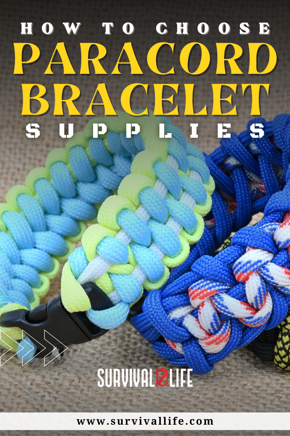 paracord bracelet supplies