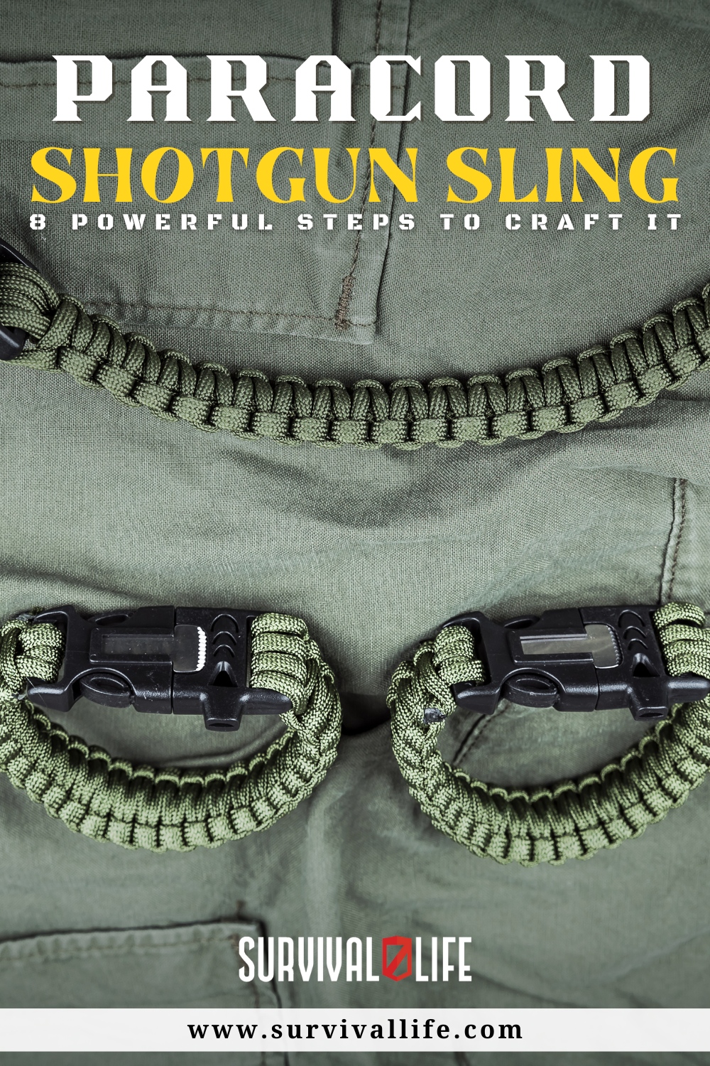 paracord shotgun sling