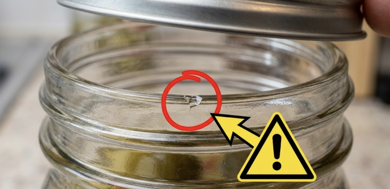 15 Canning Tips To Make Food Last For A Long Time 8. Catch Chipped Rims Before They Break A Seal