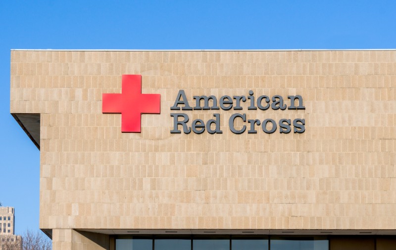 American Red Cross exterior sign and logo first aid kits ss 1
