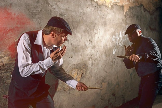 13 Brutal Tips, Tricks, And Myths From A Filipino Knife Fighter men fighting knives urban street knife fighter ss 1