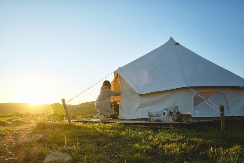 Valentines Day Camping