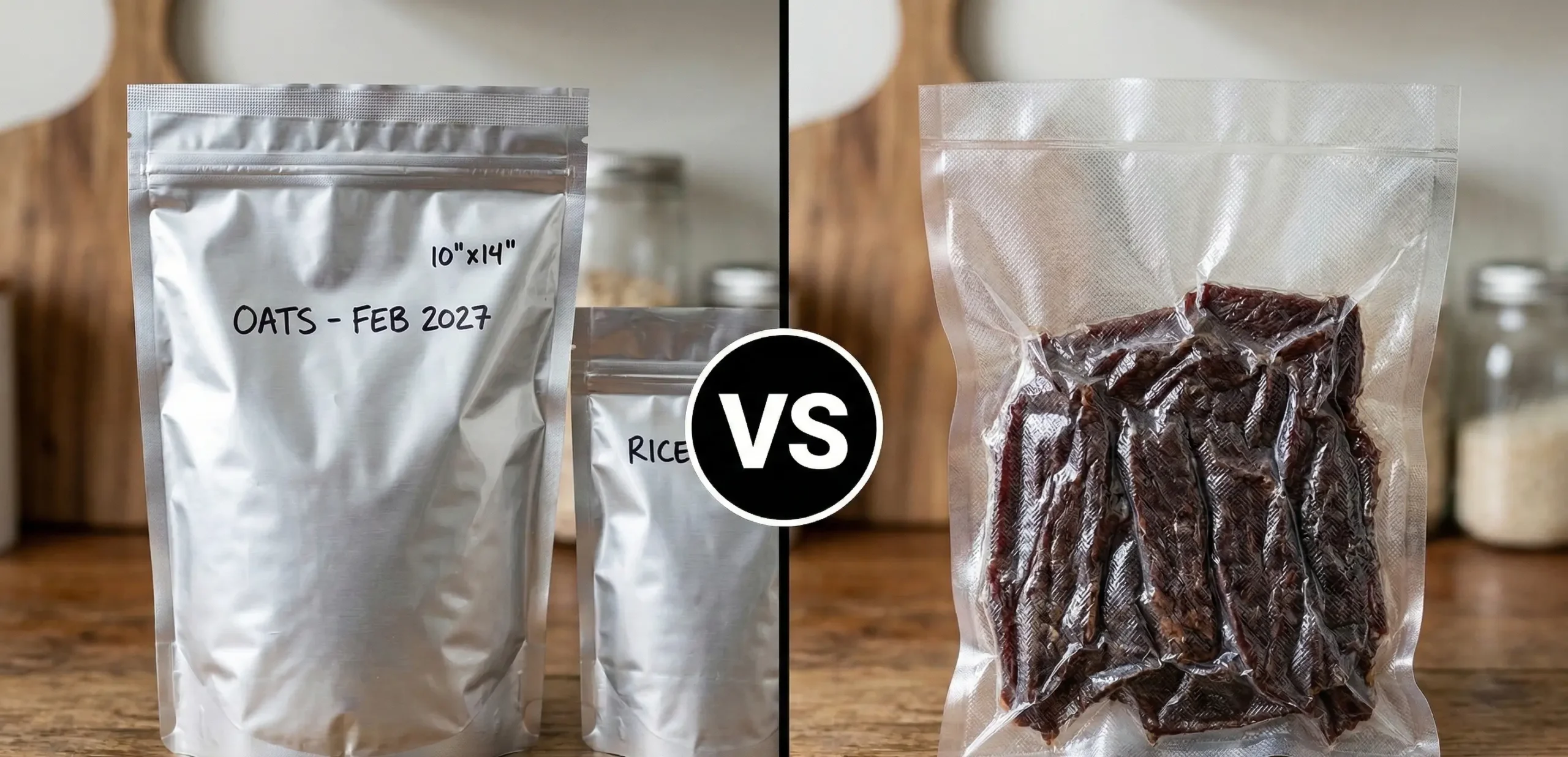 mylar bags vs vacuum seals