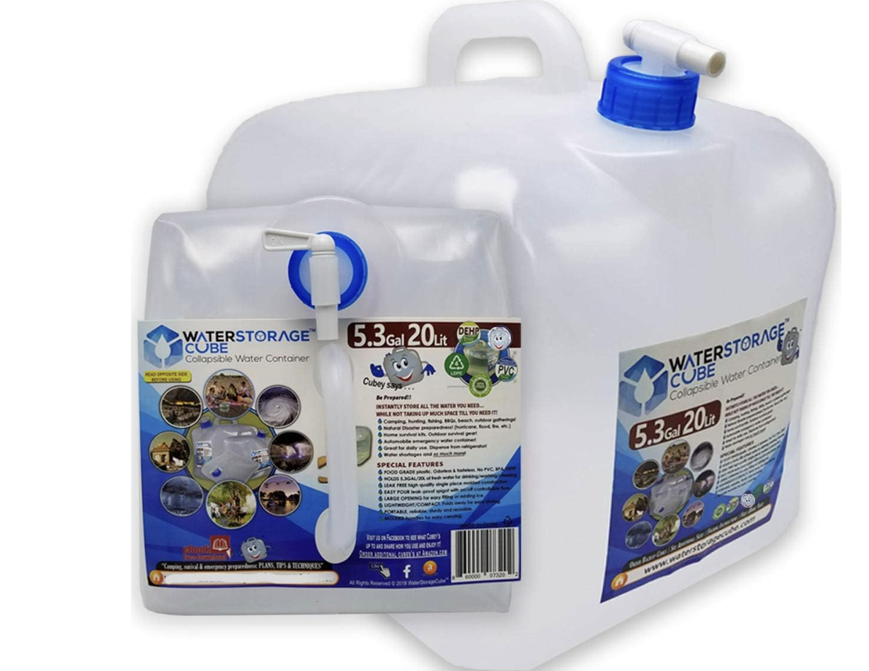 The Best Collapsible Water Containers for Small Spaces, Bug-Outs, and Emergency Kits collapsible water container number one
